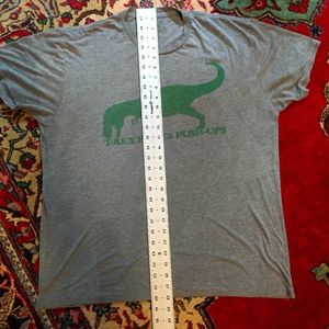 T Rex hates push ups t shirt.